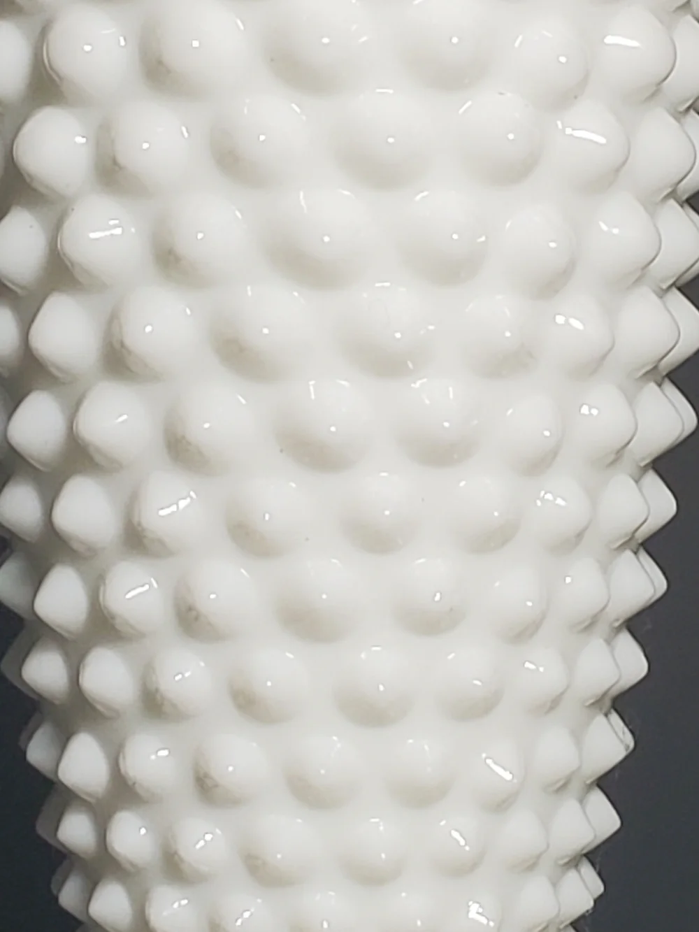 Anchor Hocking Vintage White Hobnail Milk Glass Vase Decorative Home Accent EUC